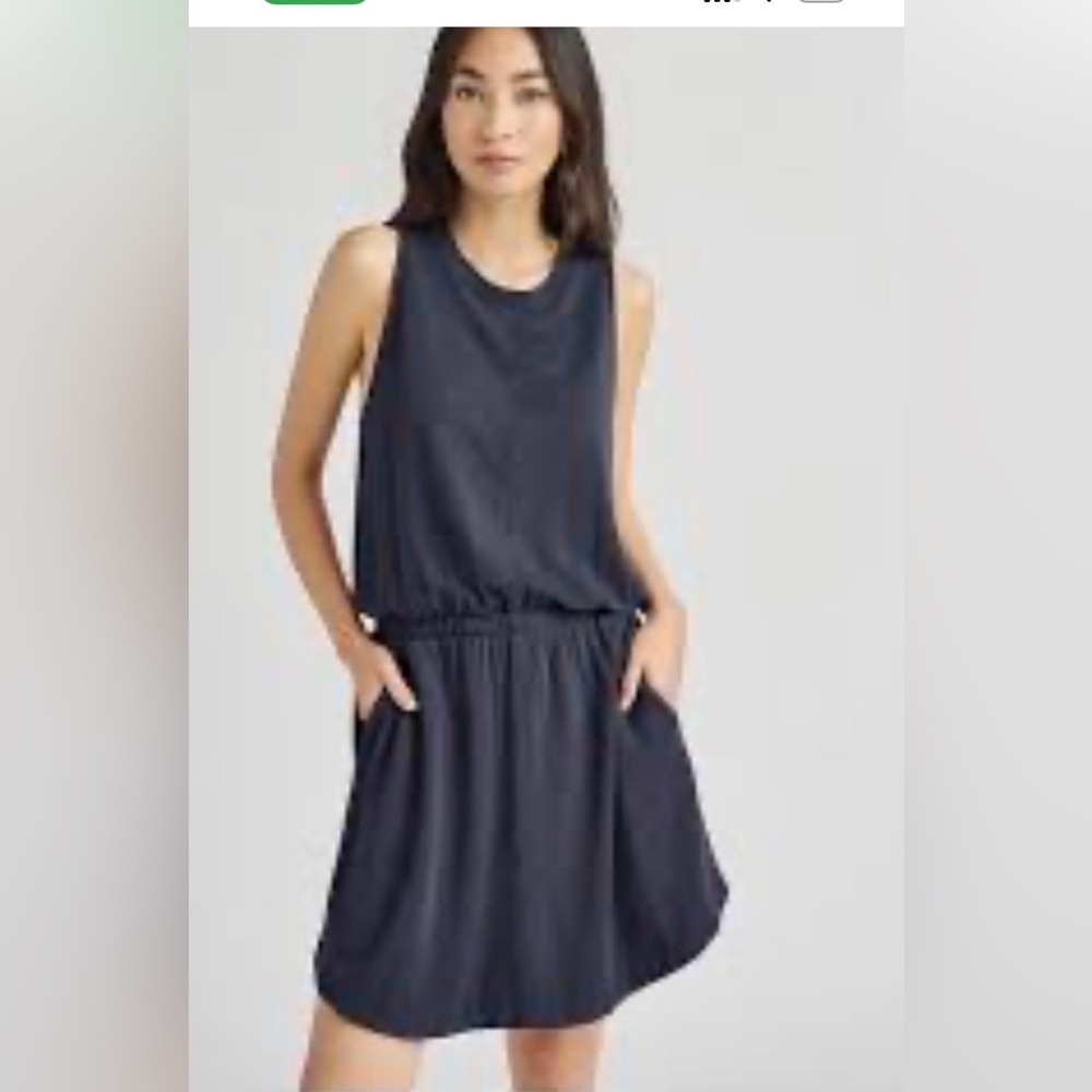 Splendid women’s Supersoft mini dress size L black summer lightweight - Picture 2 of 9